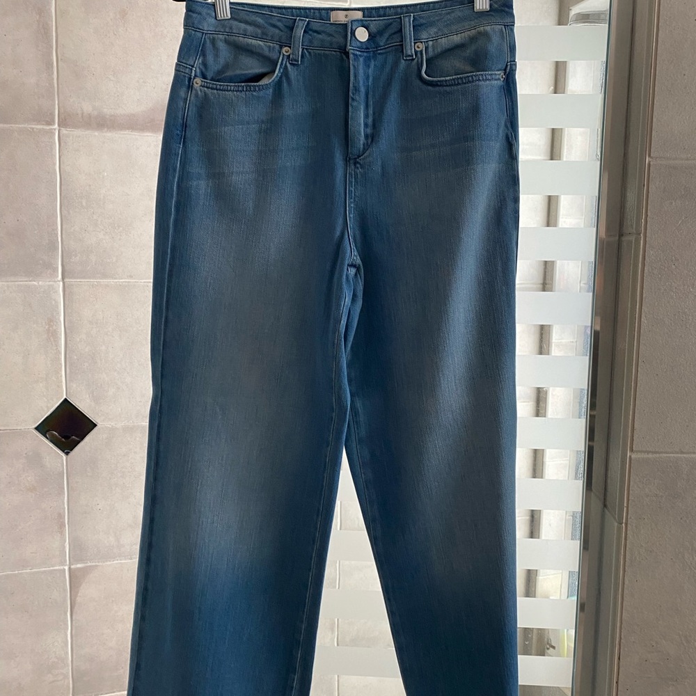 High waist wide flare French connection jeans from Europe